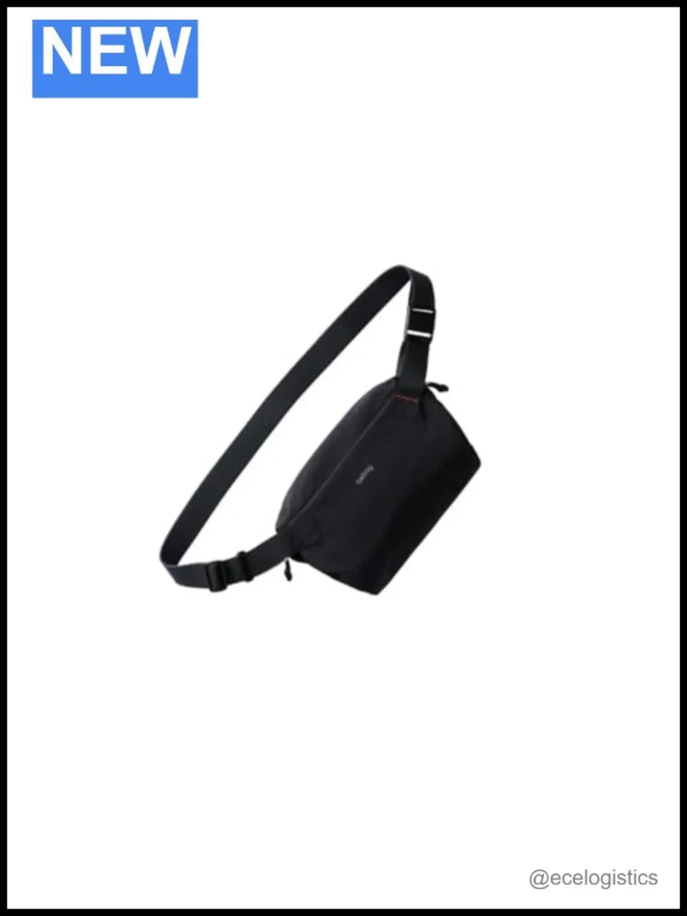 Lightweight Recycled Nylon Crossbody Sling Bag with Expandable Gusset
